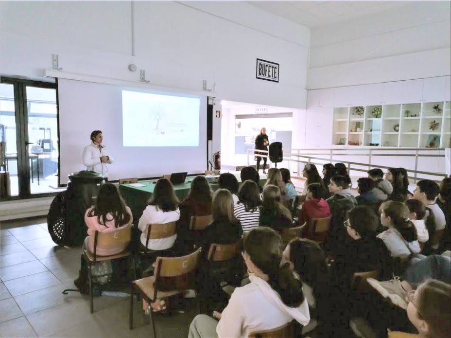 Palestra sobre compostagem