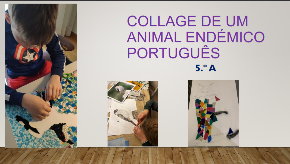 Desafio UHU - Collage de um animal endémico Português