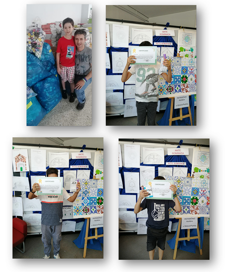 Campanha de recolha de tampinhas plásticas